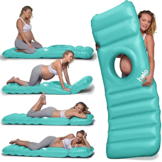 HOLO O travesseiro de gravidez inflável original, cama de gravidez + flutuador de jangada de maternidade