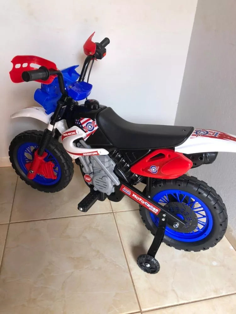 Moto elétrica infantil Vermelha