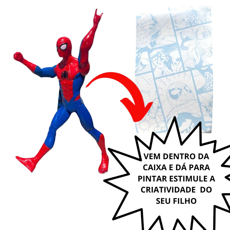 Homem Aranha Boneco Brinquedo Vingadores Articulado Grande 22 Cm