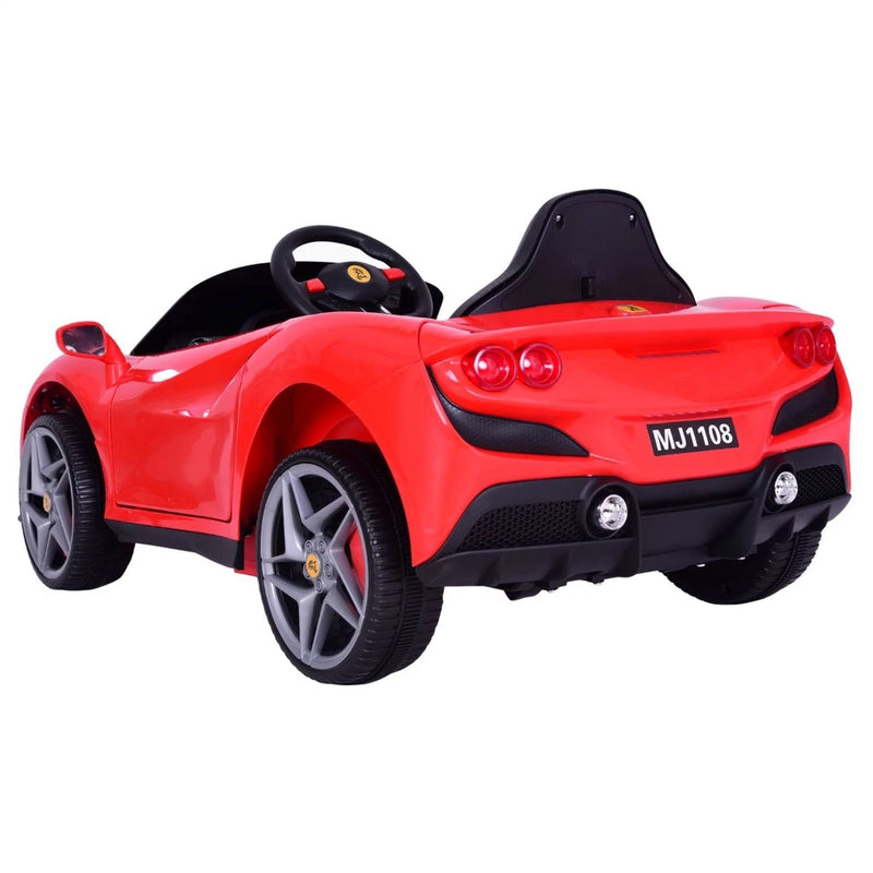 Carrinho Elétrico De Passeio Infantil 12v Motorizado Luz E Som USB Controle Remoto