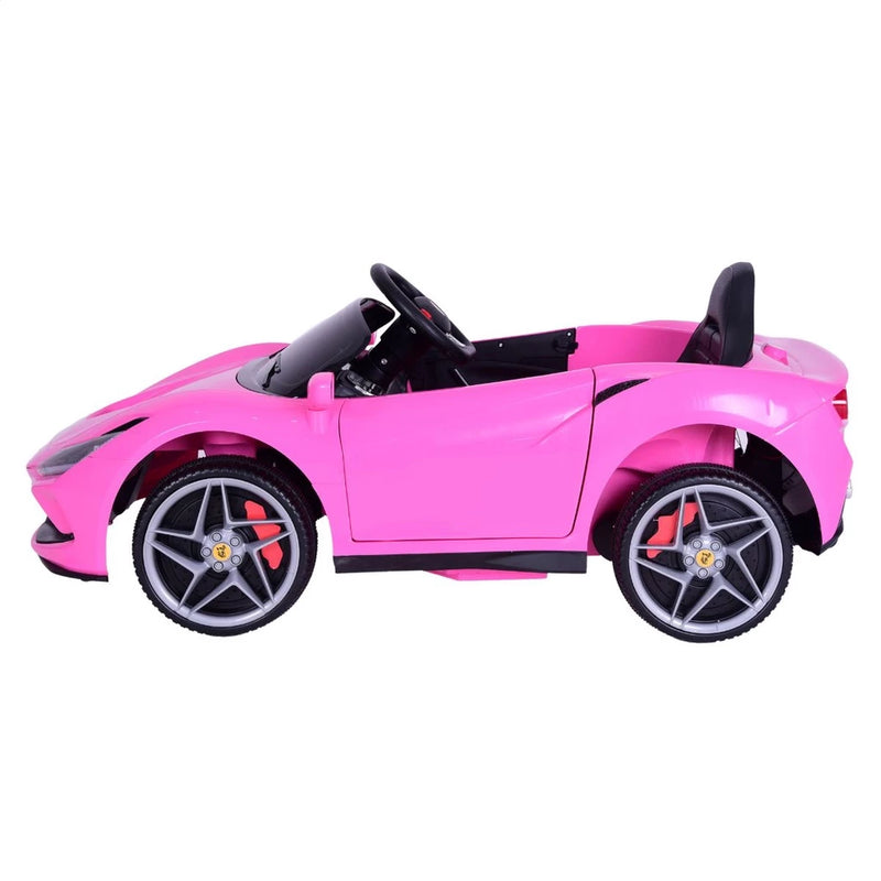 Carrinho Elétrico De Passeio Infantil 12v Motorizado Luz E Som USB Controle Remoto