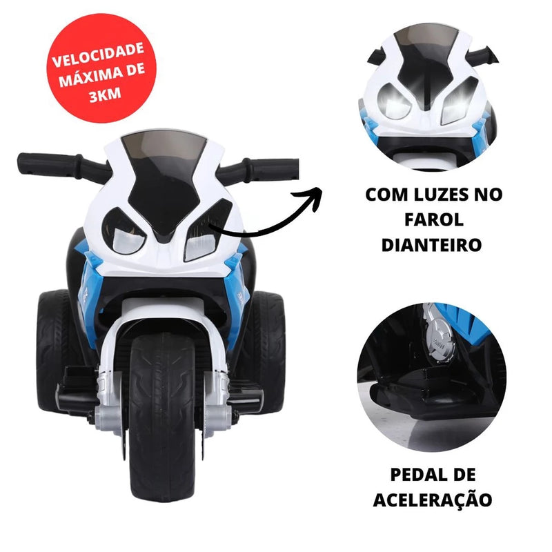 Mini Moto Infantil Elétrica 3